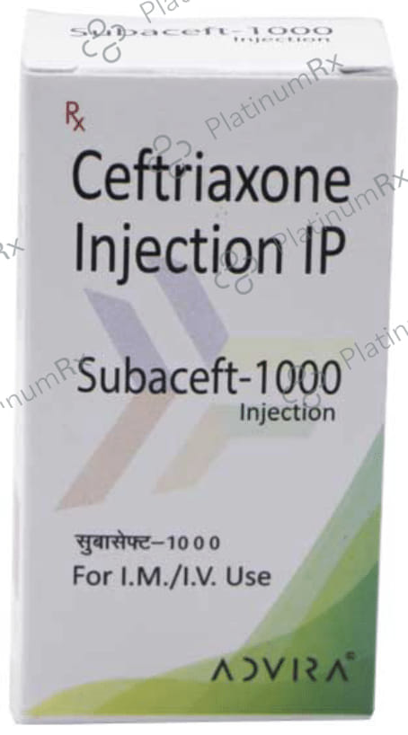 Subaceft 1000mg Injection 1s