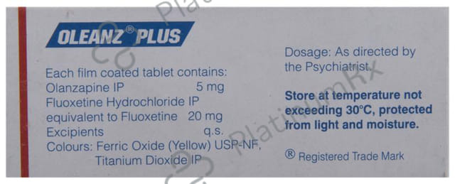 Oleanz Plus 20/5mg Tablet 10s