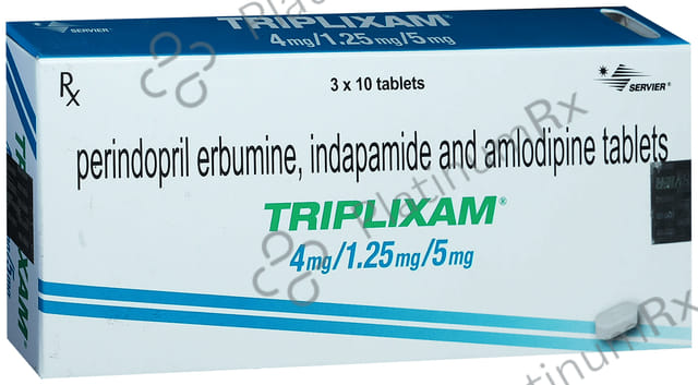 Triplixam 4/1.25/5mg Tablet 10s
