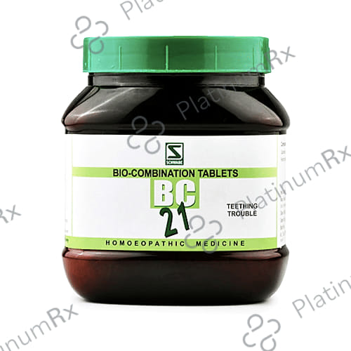 Dr Willmar Schwabe India Bio-Combination 21 (BC 21) Tablet 550 gm