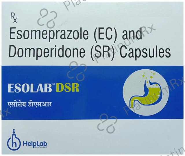 Esolab D 30mg/40mg Capsule SR 10 Capsule SR Helplab Health Pvt