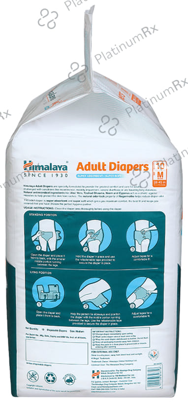 Himalaya Adult Diaper super absorbent super soft -Tape style Diaper Medium