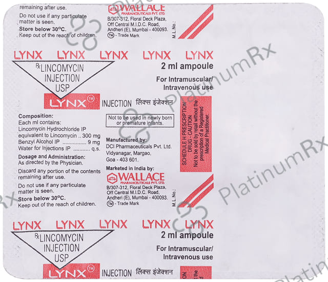 Lynx 300mg Injection 1X2ml