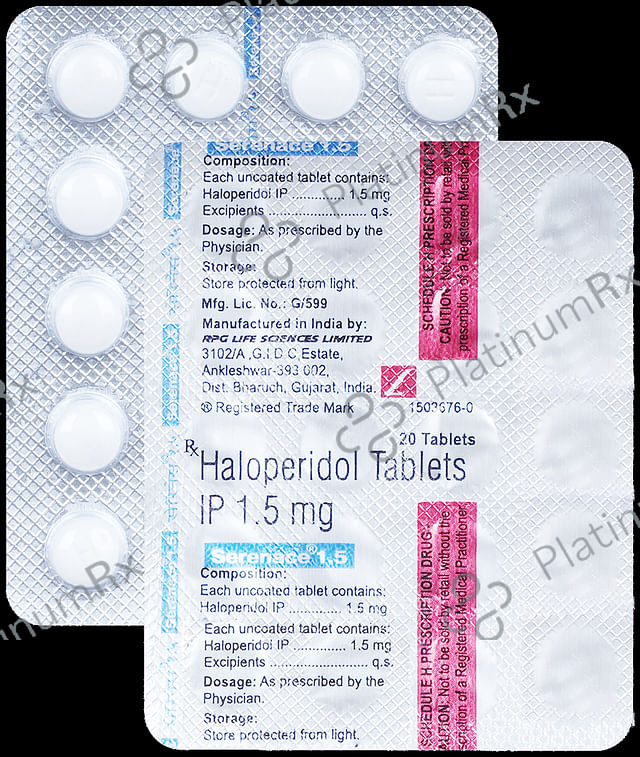 Serenace 1.5mg Tablet 20s