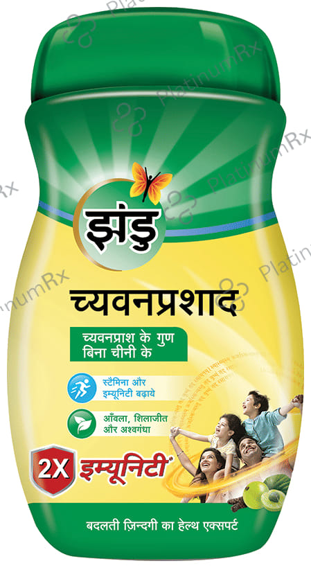 Zandu Chyavanprashad with Amla, Shilajit & Ashwagandha - For Immunity & Stamina - Sugar-Free 450 gm