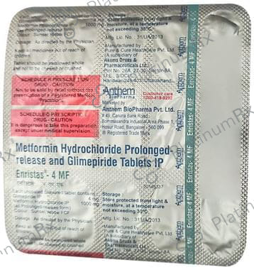 Enristas MF 4/1000mg Tablet PR 15s