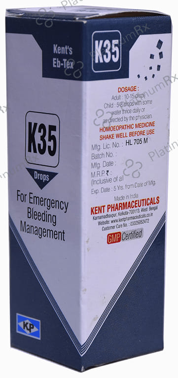 Kent's K35 Emergency Bleeding Management Oral Drops