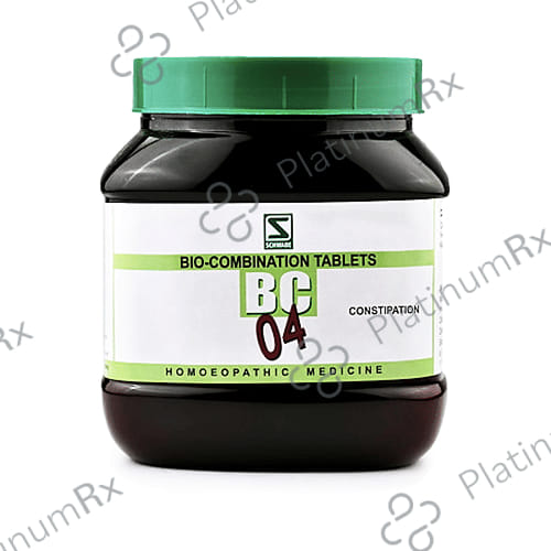 Dr Willmar Schwabe India Bio-Combination 04 (BC 04) Tablet 550 gm
