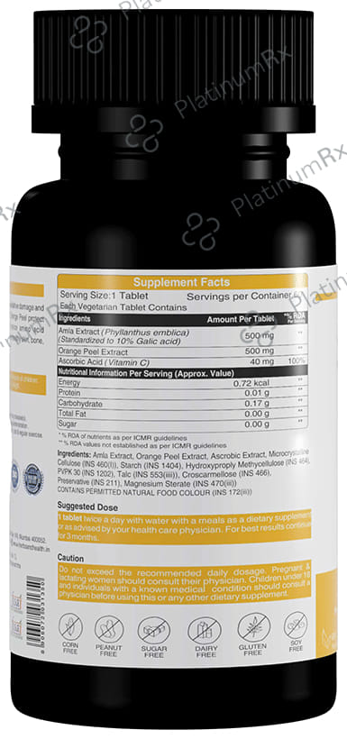 Herbs & Health Vitamin C Vegetarian Capsule