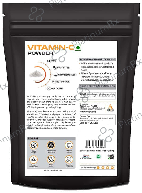 AS-IT-IS Nutrition Vitamin-C Powder