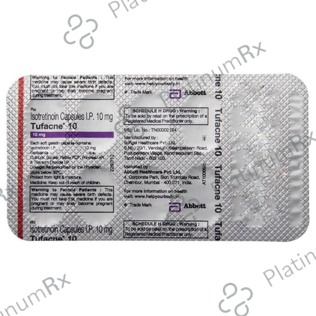 Tufacne 10mg Capsule 10s