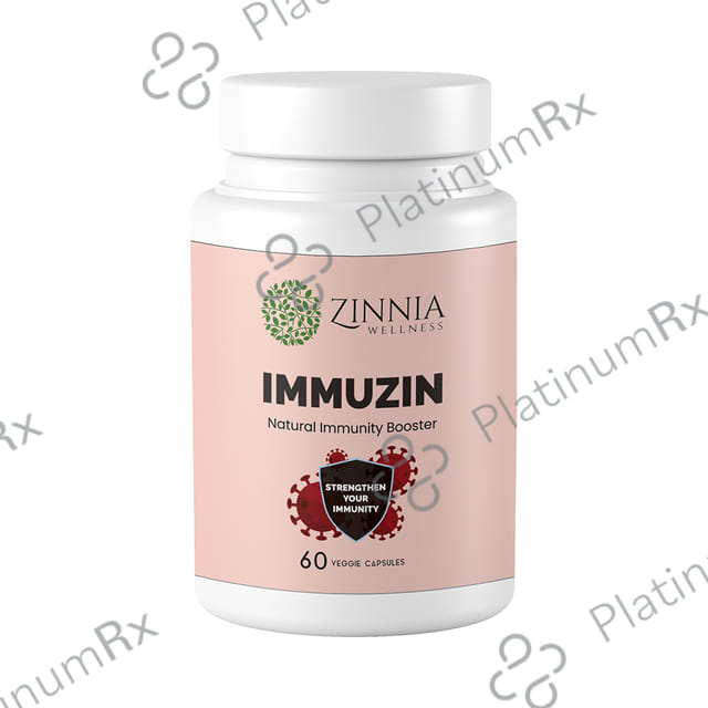 Zinnia Wellness Immuzin Natural Immunity Booster Veggie Capsule