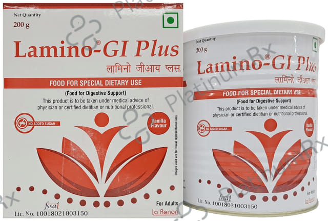 Lamino GI Plus Vanilla Flavour Sugar Free Powder 200gm