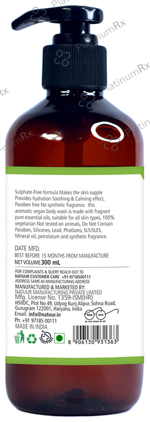 Natuur Treats Skin Allergies Body Wash Peppermint & Lime