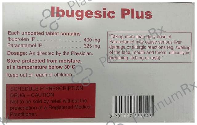 Ibugesic Plus 400/325mg Tablet 20s