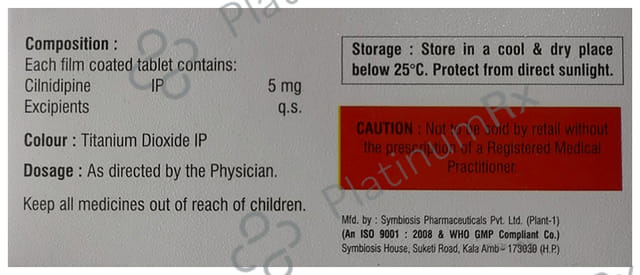 Cilnirem 5 Tablet