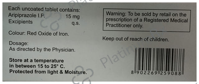 Ariphrenz 15mg Tablet