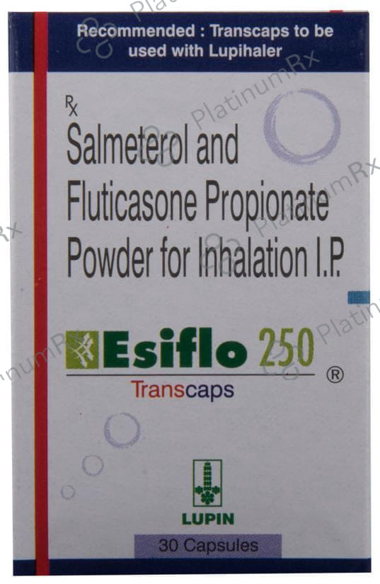 Esiflo 250/50mcg Transcaps 30s