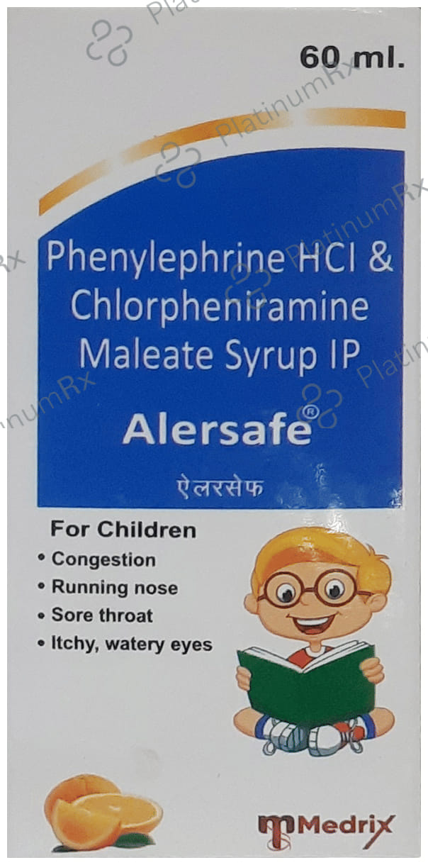 Alersafe 2/5mg Syrup 60ml