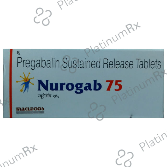 Nurogab 75 Tablet SR 10s