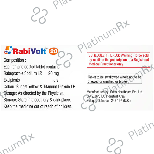 Rabivolt 20 Tablet