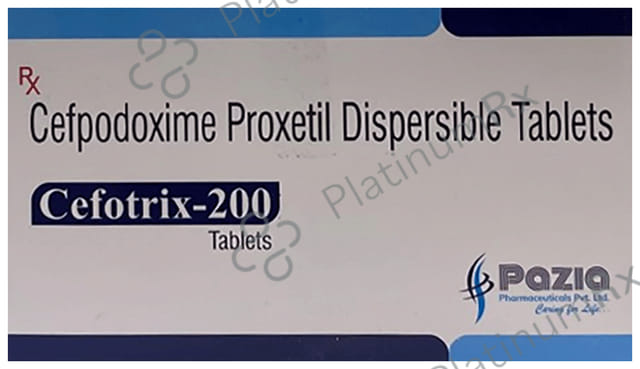 Cefotrix 200mg Tablet DT 10s