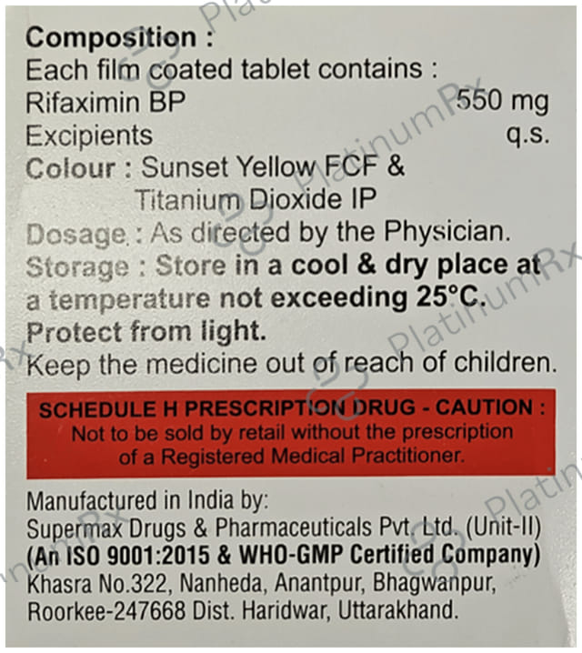 Rifavyom 550mg Tablet 10s