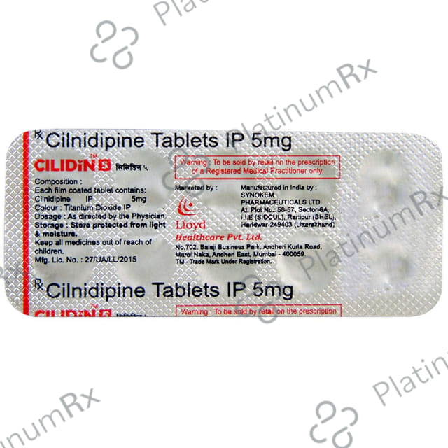 Cilidin 5mg Tablet 10s