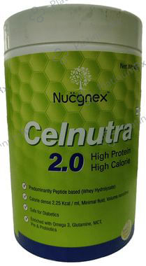 Nucgnex Celnutra 2.0 Whey Protein with Omega 3, Glutamine, Pre & Probiotics - Flavour Powder Creamy Vanilla