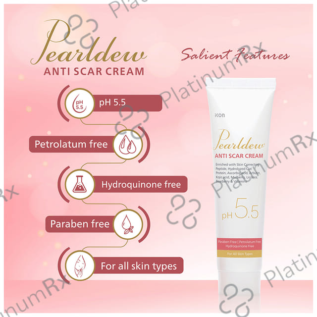 Pearldew Anti Scar Cream (25gm Each) 1 Tube
