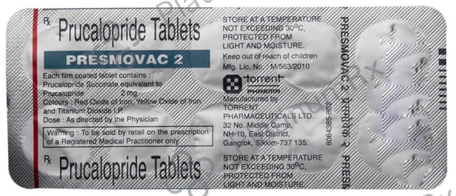 Presmovac 2mg Tablet 10s