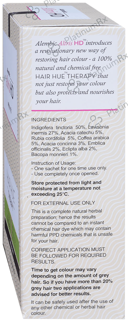 Altris HD Hair Hue Therapy Colour Dark Brown Sachet 3s