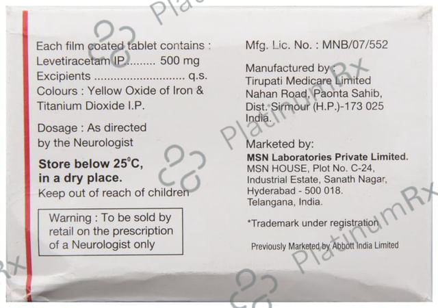 Levilex 500mg Tablet 10s