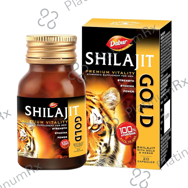 Dabur Shilajit Gold Capsule for Men 20s