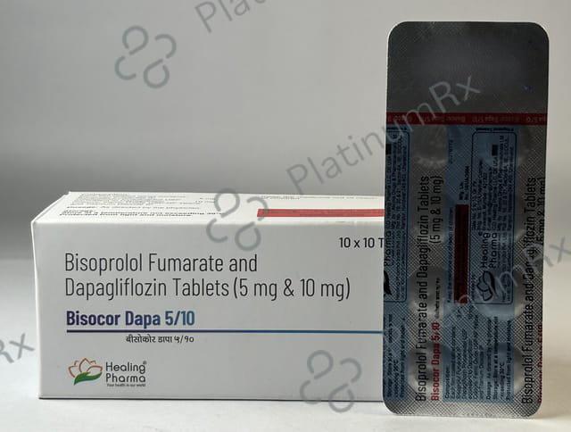 Bisocor Dapa 5/10mg Tablet 10s