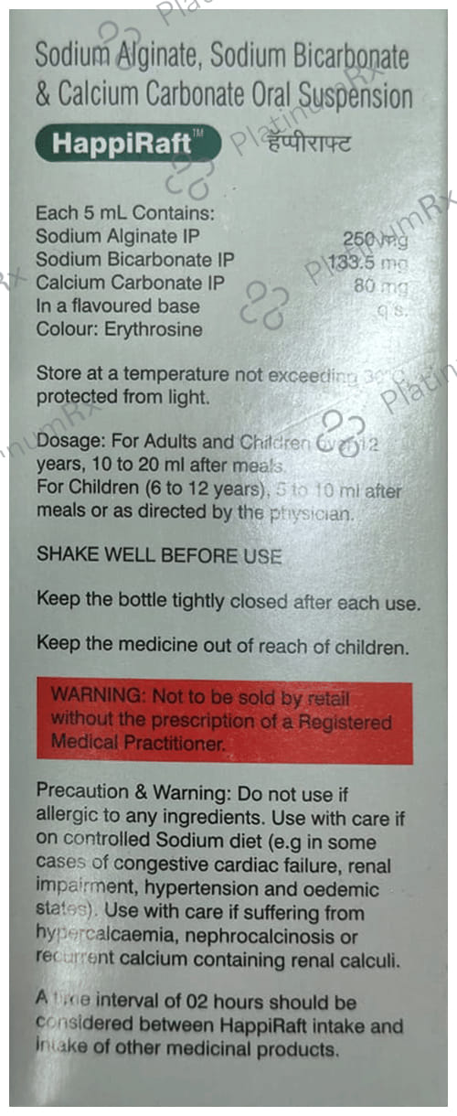 Happiraft Mint Oral Suspension 200ml