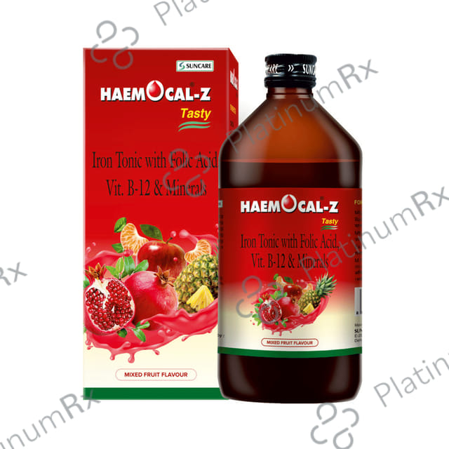 Haemocal Z Syrup Mixed Fruit 450ml