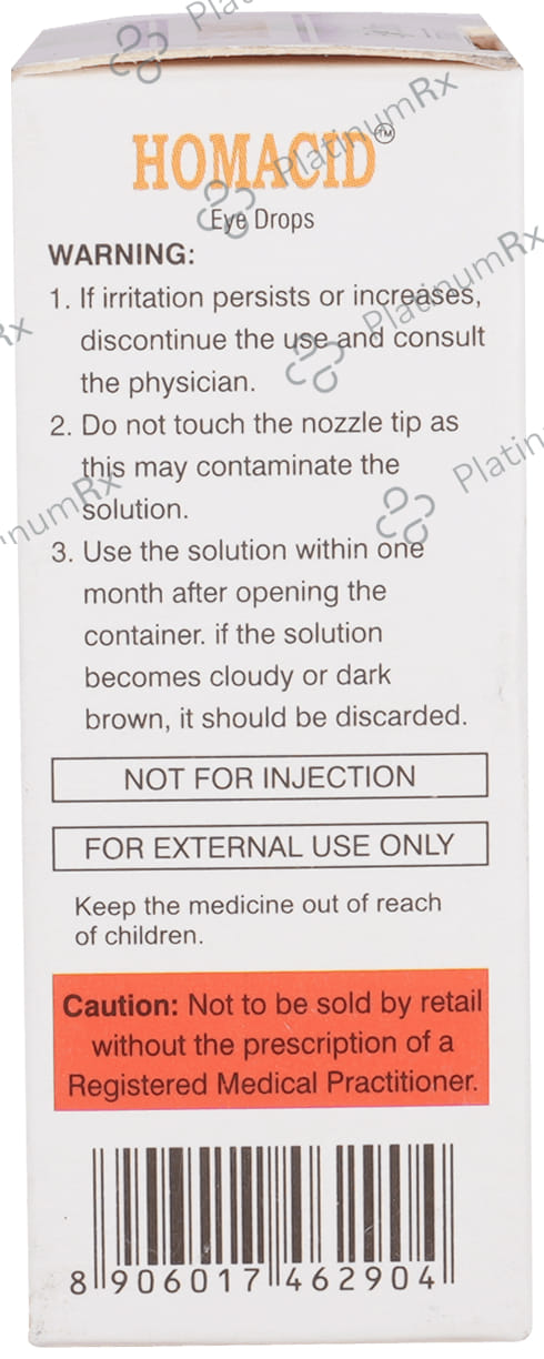 Homacid 2% Eye Drop 5ml
