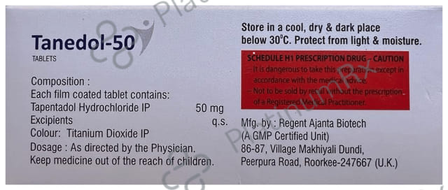 Tanedol 50mg Tablet 10s
