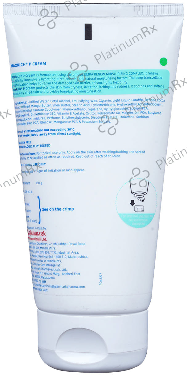 Maxrich P Deep Transcellular Moisturisation Cream 150gm