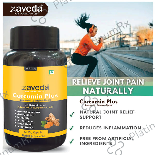 Zaveda Curcumin Plus Veg Capsule 60 vegicaps