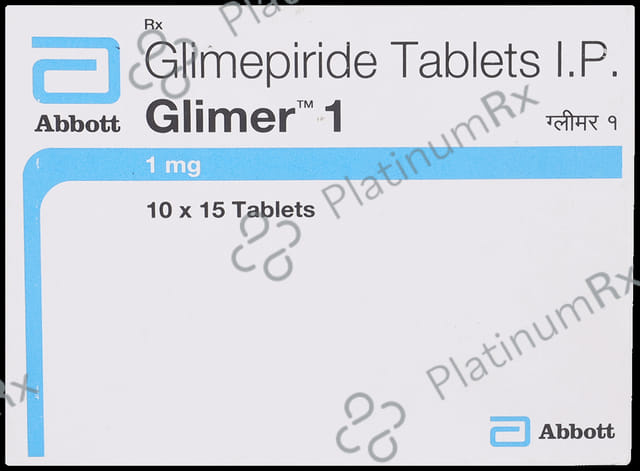 Glimer 1mg Tablet 15s