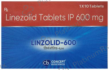 Linzolid 600 Tablet 10 tablets Tablet Concept Biosciences India Private Limited