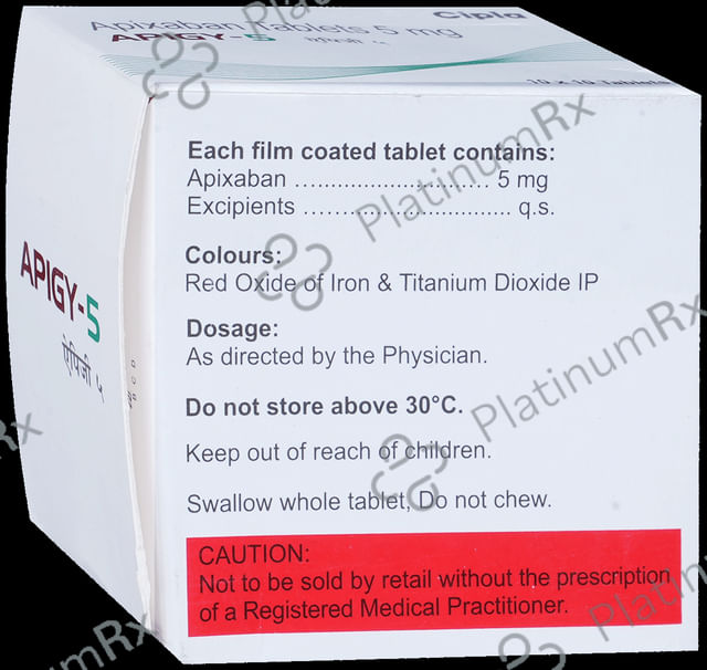 Apigy 5mg Tablet 10s
