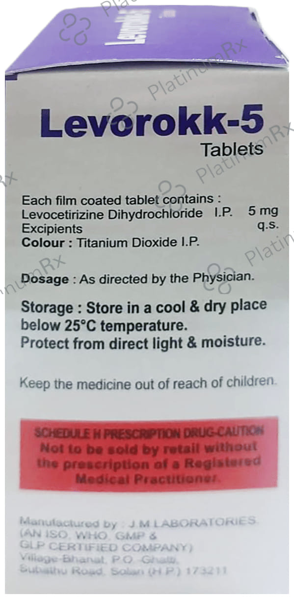 Levorokk 5mg Tablet 10s
