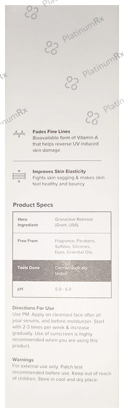 Minimalist 02% Granactive Retinoid Anti-Ageing Face Cream