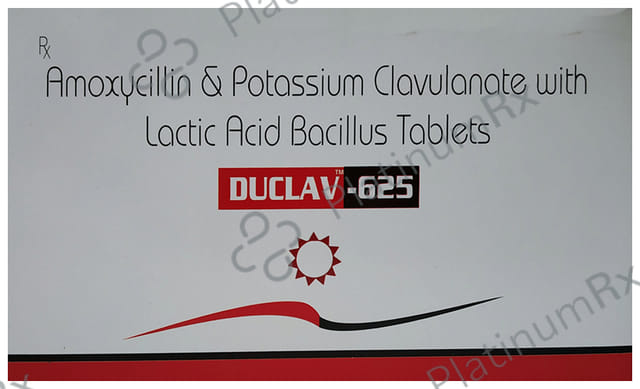 Duclav 625mg Tablet 10s