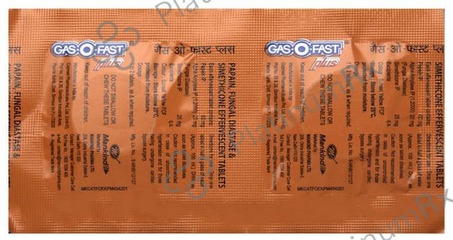 Gas O Fast Plus Orange Tablet 2s