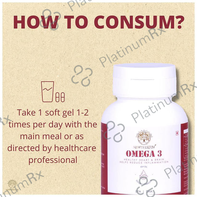 Newtreesun Omega 3 Fish Oil Double Strength Capsule 60s