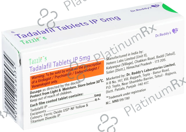 Tazzle 5mg Tablet 10s